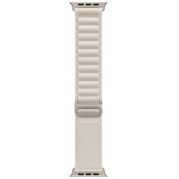 Ремешок Alpine Loop для Apple Watch 42(ser.1-3)/44/45/46/49mm (m/l) Серый / Starlight | Зображення 3