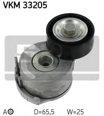 Натяжний ролик, поліклінового ременя (Вир-во SKF) SKF VKM33205 на CITROËN C4 II (B7)