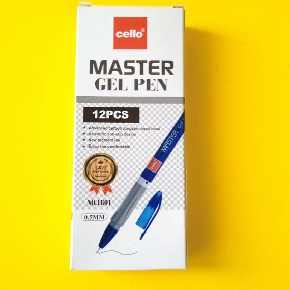 Ручка гелева Cello Master GEL, колір синий CL-1801 | Зображення 1