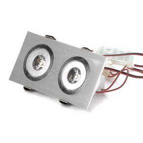 Светильник точечный LED-107/2W BA IP40 Brush Aluminium 45'