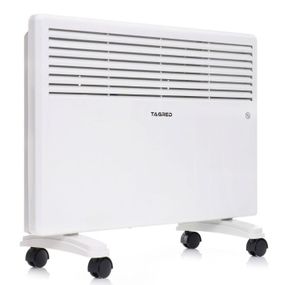 Електричний конвектор Tagred напольний/настінний, 1500 Вт, площа обігріву 15 кв.м., Білий (TA911W)