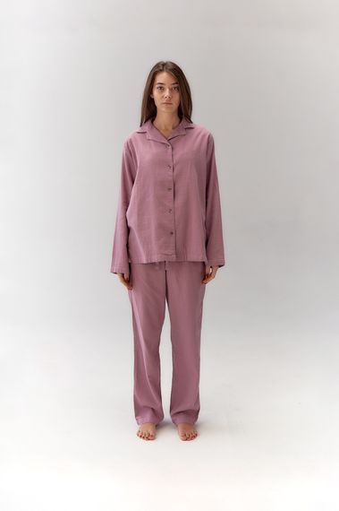 Піжама Lotus Home 10718 Туреччина С  Бавовна Бузковий