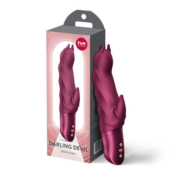 Вібратор Fun Factory Darling Devil Wine Red Sex Aura | Зображення 2