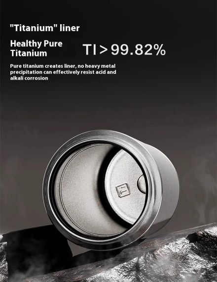 TitanFlow Lite 300 — компактний титановий термос для кави та подорожей | Зображення 5