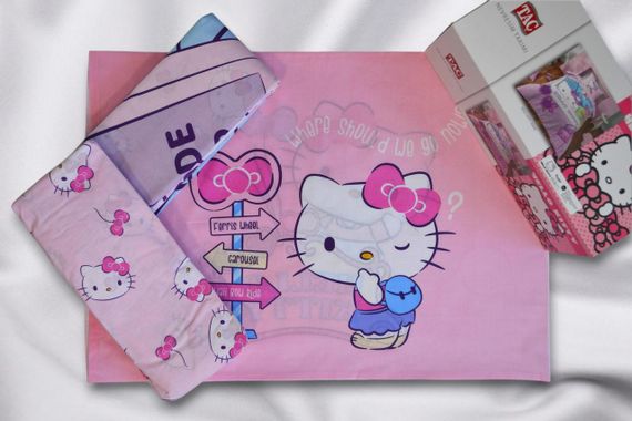 Постільна білизна TAC Disney 160×220 см Hello Kitty Travel | Зображення 2