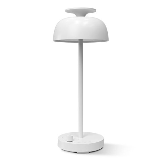 Світлодіодна лампа настiльна з акумулятором VIDEX VL-TF23W 8.5W 4000K+RGB White | Зображення 1