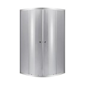 Душова кабіна Lidz Latwa SC90x90.SAT.LOW.DGR, скло темне тоноване 4 мм без піддона