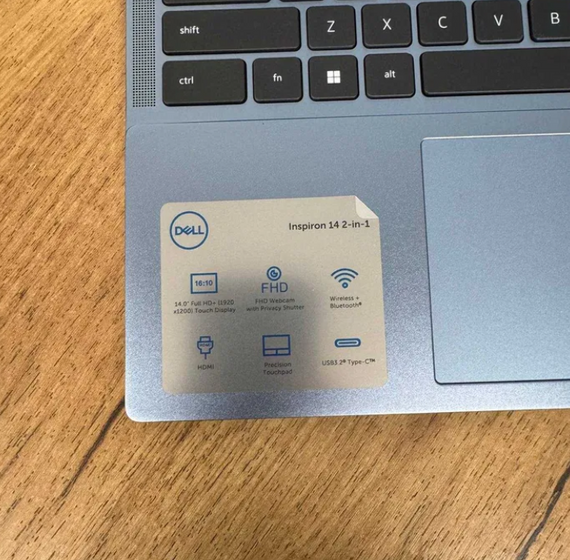 Ноутбук Dell Inspiron 7435 x360 Touch Ryzen 5 7530U 8GB 512GB SSD Б/В | Зображення 2