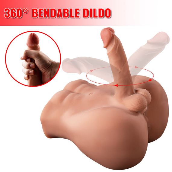 Фалоімітатор торс реалістичний "Benedict dildo" Sex Aura | Зображення 2