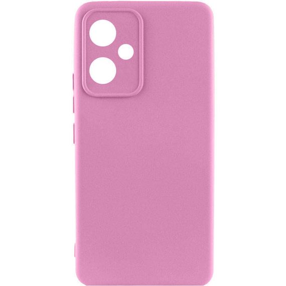 Чехол Silicone Cover Lakshmi Full Camera (A) для Xiaomi Redmi 12 Full camera, Рожевий / Pink, ТПУ (термопластичний поліуретан)