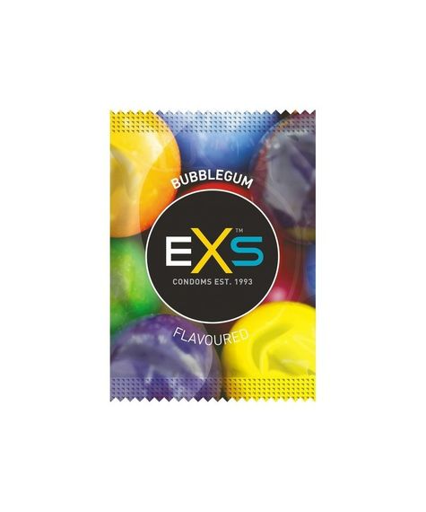 Презерватив латексный EXS Bubblegum со вкусом жевательной резинки (цена за 5 шт.) Sex Aura