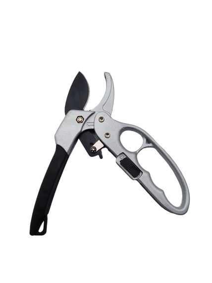 Секатор з храповим механізмом 200мм, японська сталь SK5 з тефлоновим покриттям | Зображення 4