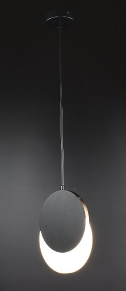 Люстра світлодіодна підвісна LED світильник для квартири на стелю лед 26673 Чорний 30-200х18х10 см. | Зображення 7