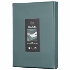 Простирадло на резинці Ardesto Mix&Match Premium, 160х200+30см, 100% бавовна, сатин, зелений (ART1620FSE)