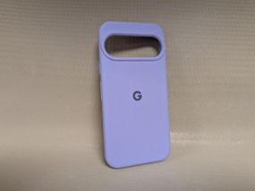 Чохол для Google Pixel 10 Pro / Гугл Піксель 10 Про, Lakshmi, з логотипом, м'який, протиударний, софт тач, бузковий