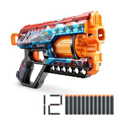 Іграшкова зброя Zuru X-Shot Швидкострільний бластер Skins Griefer Apocalypse (12 патронів) (36561E) | Зображення 7