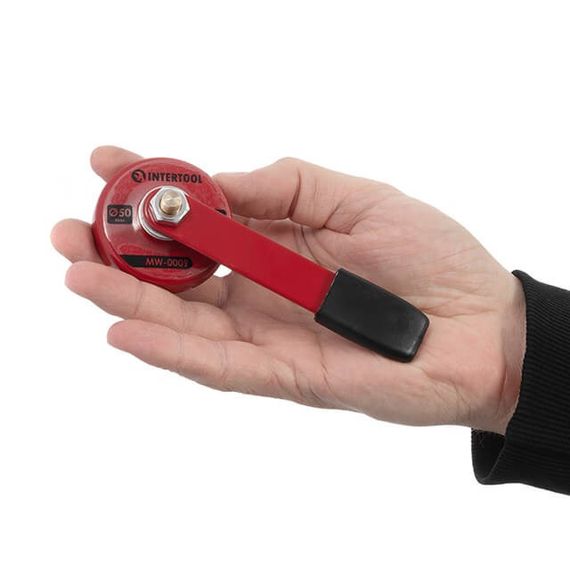 Контакт магнітний з рукояткою Ø50 мм 300 А INTERTOOL MW-0009 | Зображення 2