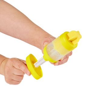 Незастывающая масса для лепки с прессом 595106, 5х6х19 см Желтый