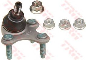 Опора кульова AUDI A3, Q3, SEAT ALTEA XL, VW CADDY III-IV 03- перед. міст ліворуч (Вир-во TRW) TRW JBJ751 на SEAT LEON (1P1)