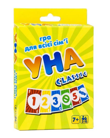 Настільна гра "УНА classic" 7015 Strateg (4820175998805)