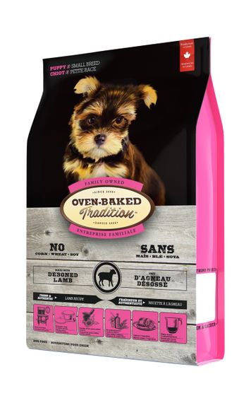 Корм Oven-Baked Tradition Puppy Small Breed Lamb сухой с ягненком для щенят мелких пород 2.27 кг
