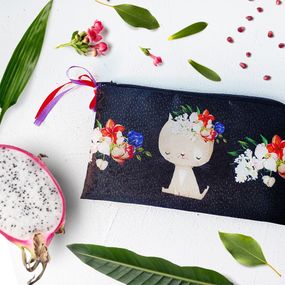 Косметичка женская Весна внутри 20х12 см (K_19F012)