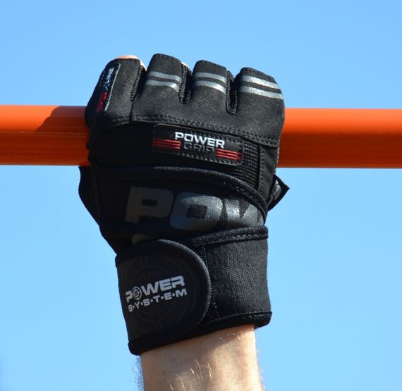 Рукавички для фітнесу Power System PS-2800 Power Grip (Black) XXL | Зображення 5