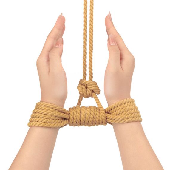 Мотузка - Rebellion Reign Natural Bondage Rope, 10 м Sex Aura | Зображення 2