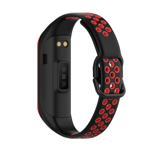 Спортивний ремінець Primo Perfor Sport для фітнес-браслета Samsung Galaxy Fit 2 (SM-R220) - Black&Red | Зображення 2
