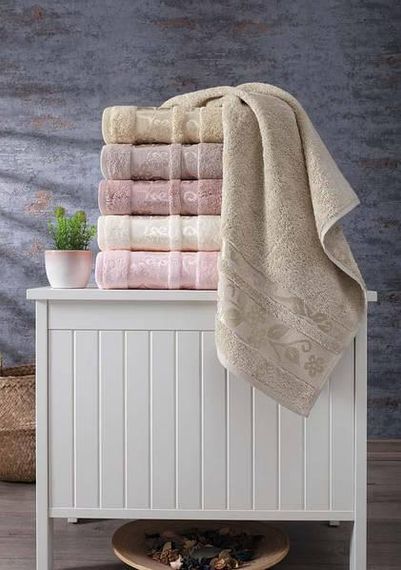 Полотенца Pupilla Class 90х150см Бамбук набор 6 шт