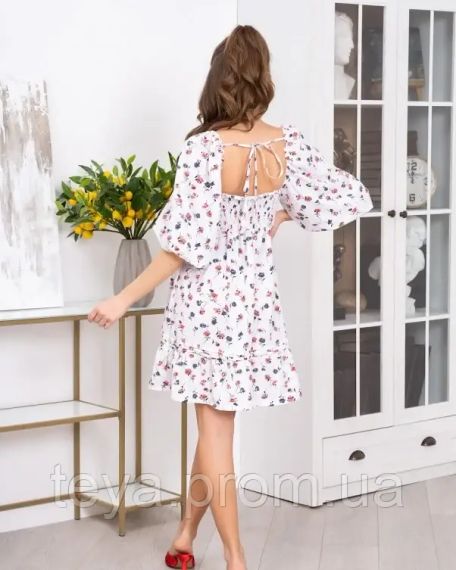 Плаття для жінок колір білий розмір M FI_006887 | Зображення 2