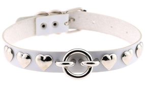 Чокер-нашийник SKN-AS13 WHITE sexstyle