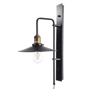 Бра настенное накладное лофт BL-275W/1 Е27 BK