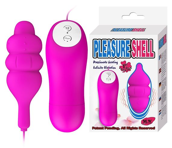 Віброяйце BAILE - PLEASURE SHEL 12 vibration functions, BI-014151 sexstyle