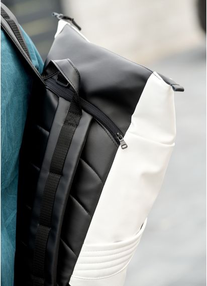 Чоловічий рюкзак Sambag RollTop X білий 41 х 27 х 18 см (24320008m) | Зображення 2