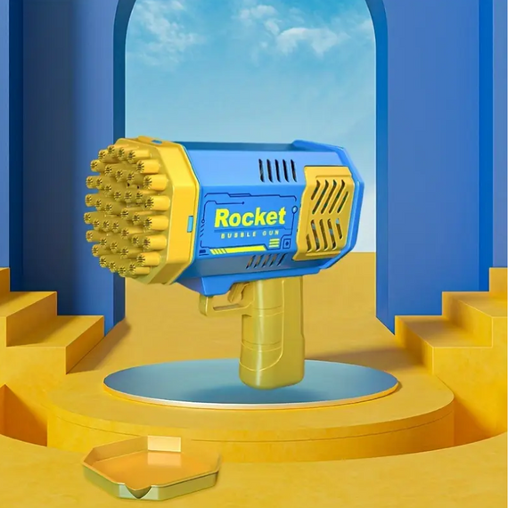 Генератор мильних бульбашок на батарейках КОСМІЧНІ бульбашки, випускає сотні мильних бульбашок одночасно | Зображення 3