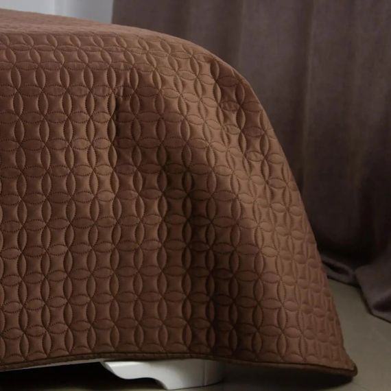 Покривало полуторне ТЕП Velour Мозаїка 4-00515_36184 150х210 см коричневе | Зображення 2