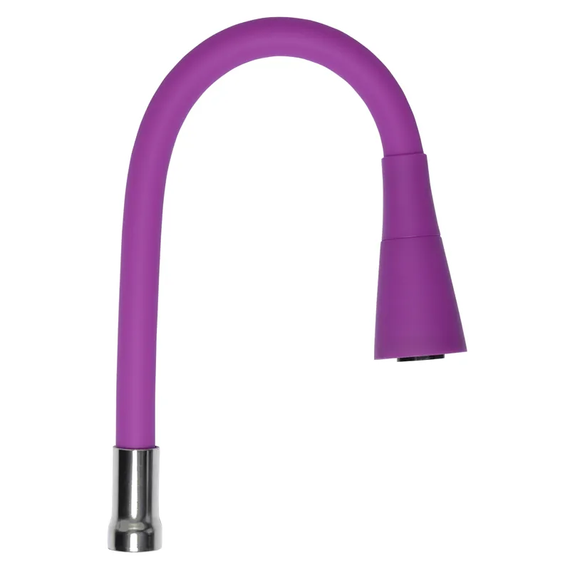 Вилив для змішувача гнучкий фіолетовий Zerix SPS-02 (ZX3043)
