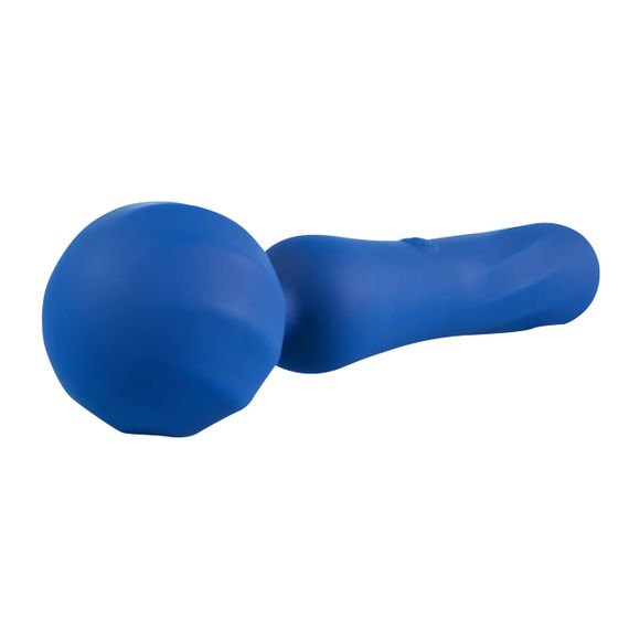Вібромасажер Wand із гнучкою насадкою BeYourLover Titan, синій, 25 × 6,27 см Sex Aura | Зображення 4