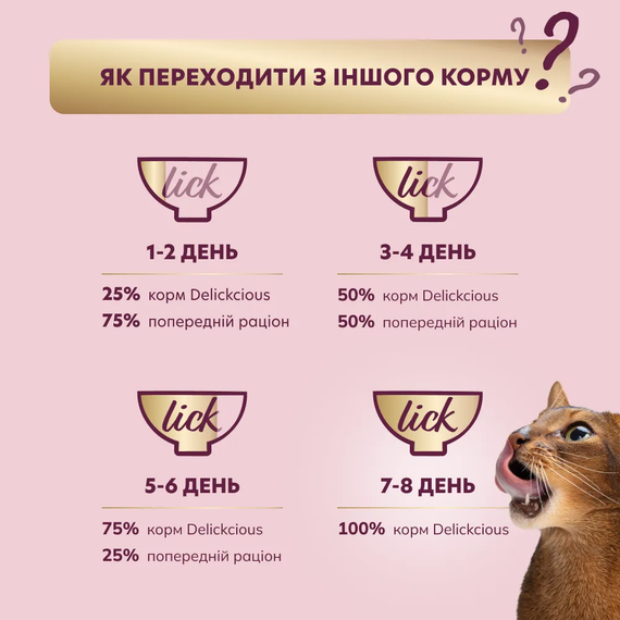 Вологий корм пауч Delickcious для дорослих котів, лосось та мідії 85г | Зображення 3