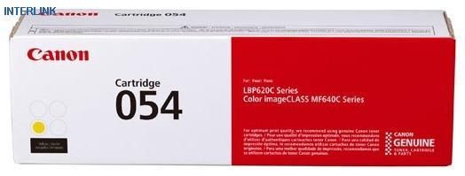 Картридж Canon 054 MF641/643/645, LBP-621/623 Yellow (1200 стр) (3021C002)