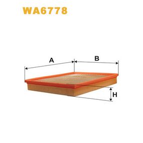 Воздушный фильтр для автомобиля Wixfiltron WA6778