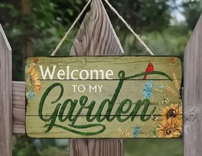 Табличка / постер "Добро Пожаловать / Welcome декор