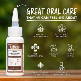 Гель для чистки зубов TropiClean (Тропиклин)  Enticers Teeth Cleaning Gel No Brush -59мл Яловичина