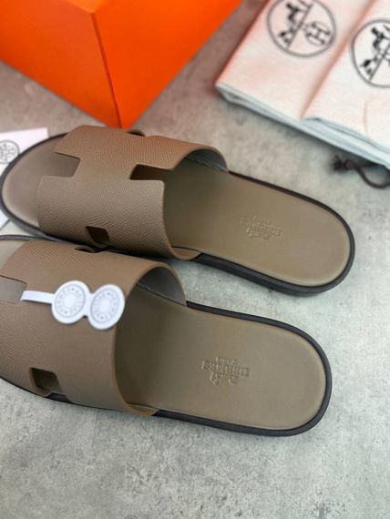 Сланці Hermes Izmir Etoupe чоловічі коричневі ob421 | Зображення 3