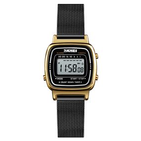 Годинник S2kmei 1901MHGDBK Gold-Black Mesh