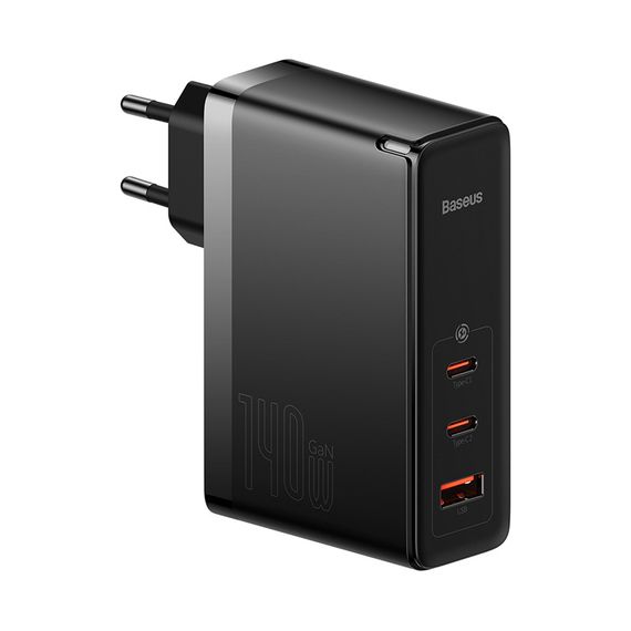 Мережевий зарядний пристрій Baseus GaN5 PRO 140W+Cable Type-C to Type-C 240W CCGP1002 (33078-01_2746) | Зображення 2