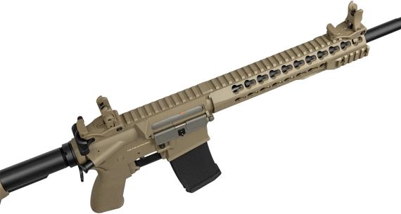 Страйкбольна гвинтівка Evolution Recon Superlite 14.5 Carbontech AEG 6 мм Tan | Зображення 4