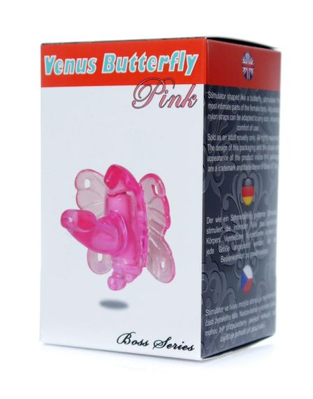 Вібро-стимулятор метелик Venus Butterfly Pink, BS6700054 Sex Aura