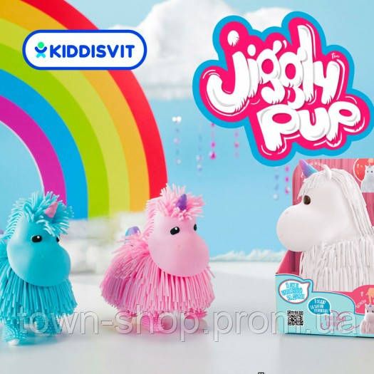 Интерактивная игрушка Jiggly Pup - Волшебный единорог (голубой) | Зображення 3